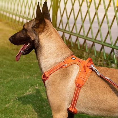 No pull Dog Harness - Adjustable, Reflective