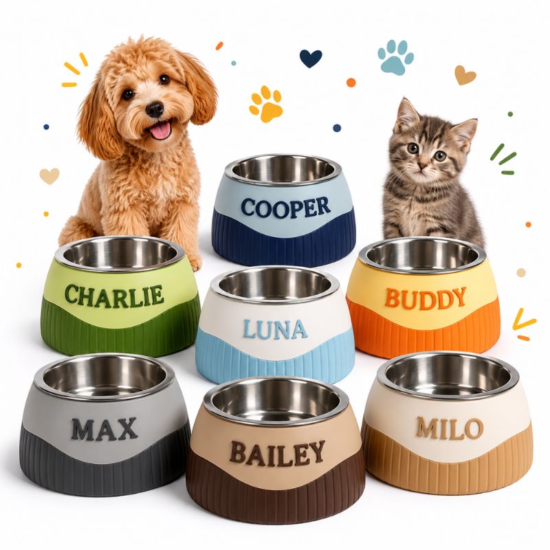 Personalised Pet Bowl | Custom Dog & Cat Bowl | Pet Bestie Store