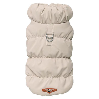 sage-beige-dog-winter-jacket-comfort-fit