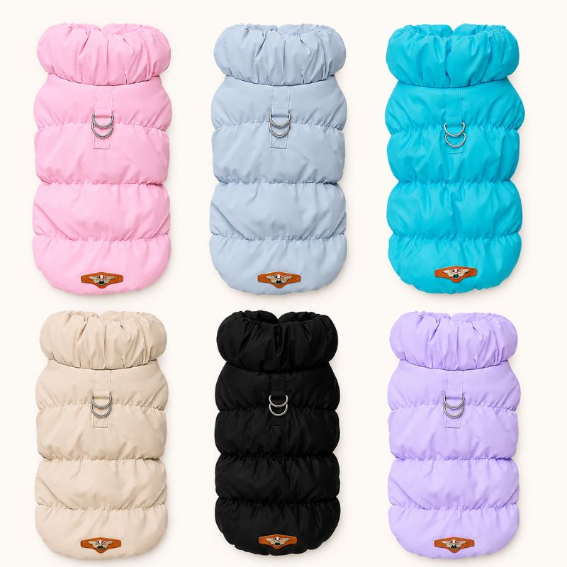 Comfortable sleeveless dog coat for small dogs and cats